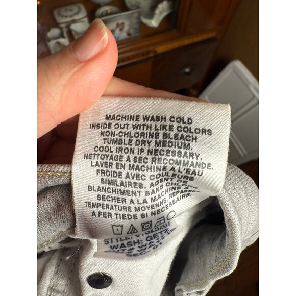 Joe’s Jeans Rocker Fit Men’s Light Gray Straight Leg Denim – W32, 35” Inseam - Picture 5 of 9